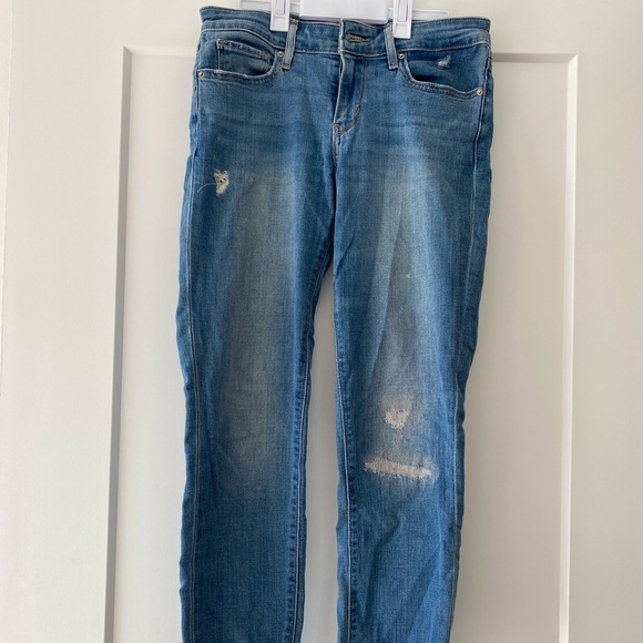 Levi’s 711 skinny mid rise light blue jeans size 26 - Picture 3 of 3